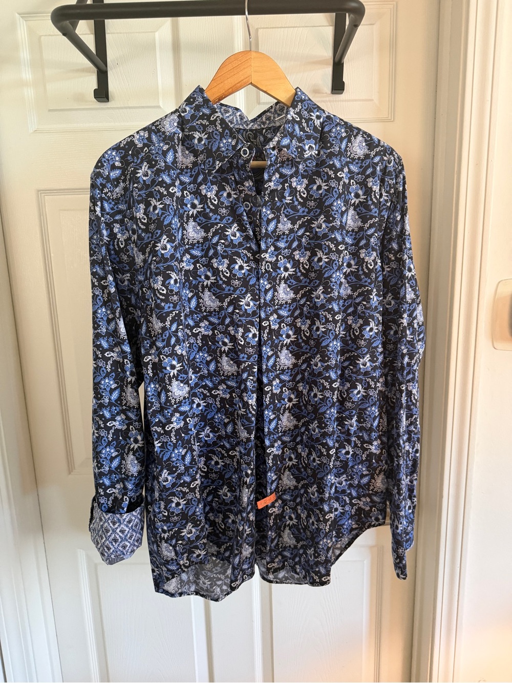 Robert Graham Men's Floral Classic Fit Button Down Shirt - XL